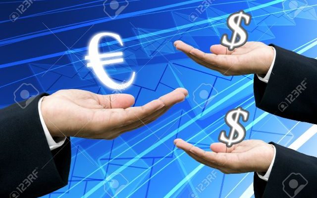 11375171-Bank-hold-Euro-money-for-exchange-with-dollar-money-Currency-market-concept-Stock-Photo